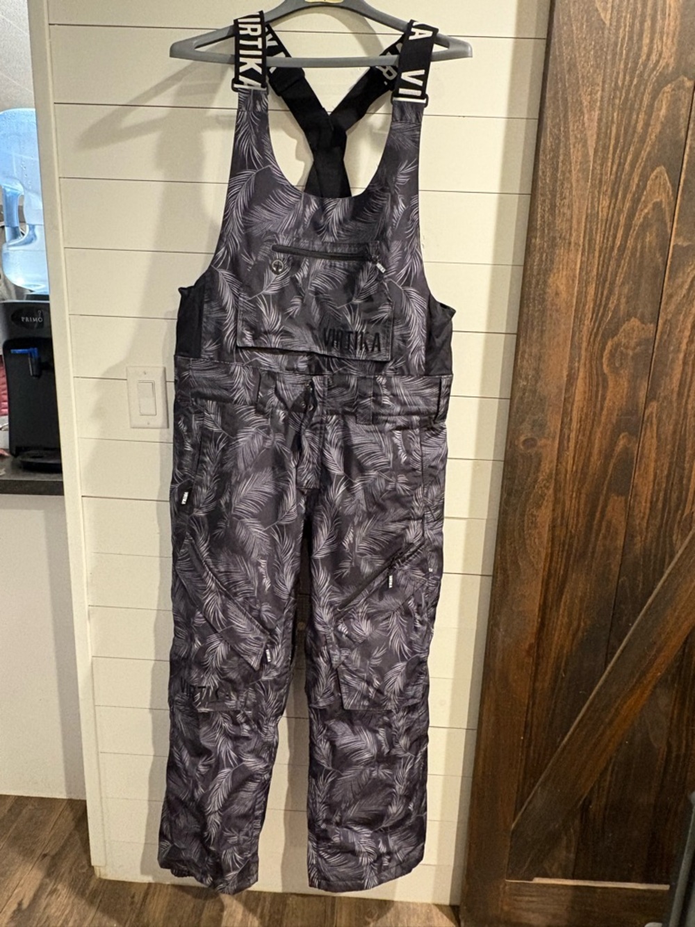 Virtika Black Palm Snow Bibs